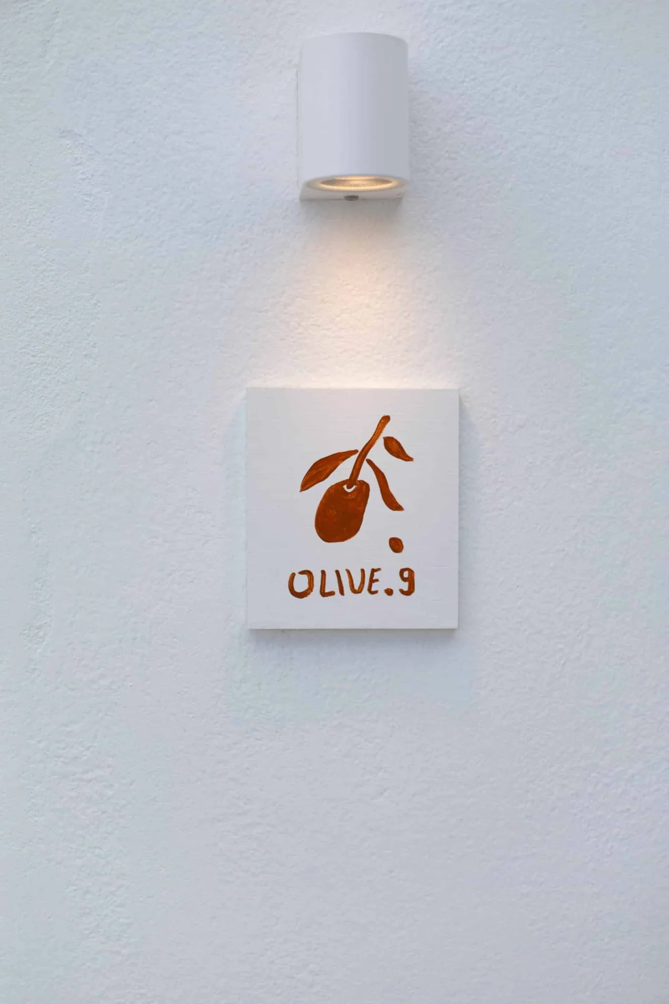 Handmade ceramic room plaque